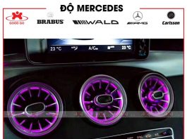 Độ cửa gió điều hòa Led trang trí cho xe Mercedes của bạn thêm phần hiện đại sang trọng và đẳng cấp