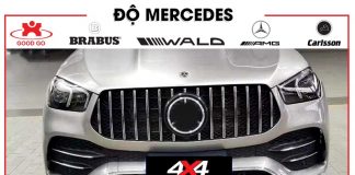 Mặt nạ mercedes GTR độ đẹp và đẳng cấp cho xe Mercedes GLC 200-300 đời 2020