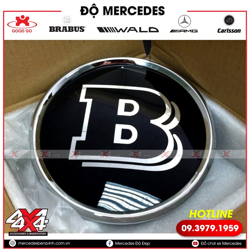 Logo Brabus với chữ B đặc trưng độ cho xe mercedes thêm đẹp và đẳng cấp